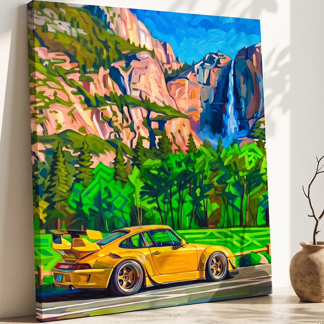Distant Waterfall